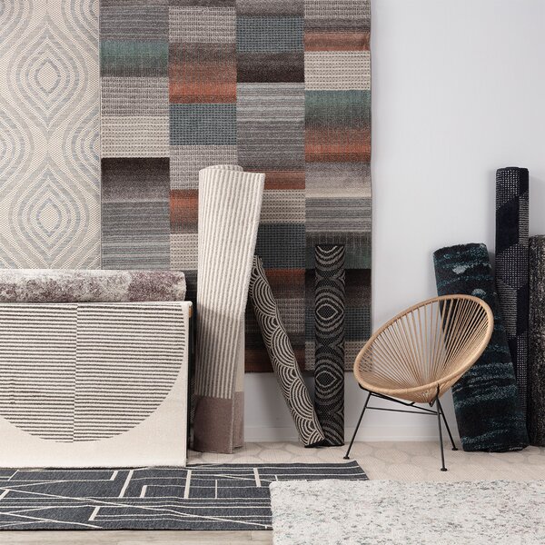 Koberec Softness near black/peacock blue 120x170cm