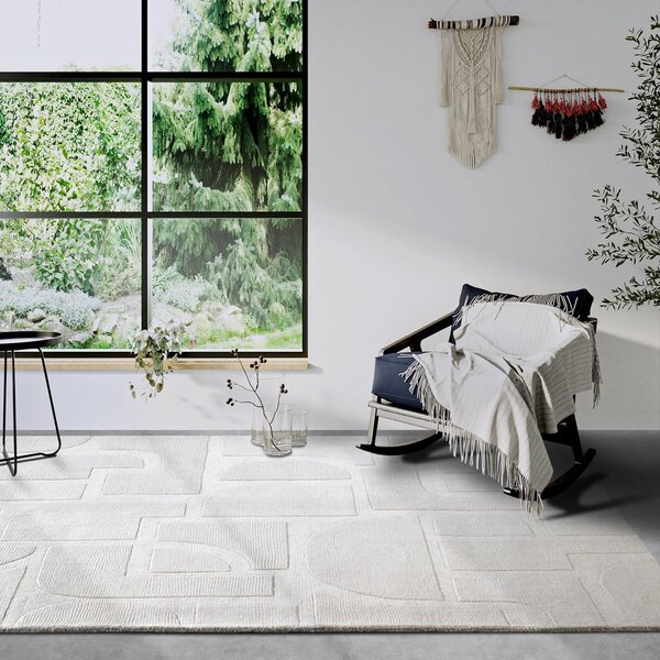 Krémovobiely ručne tkaný vlnený koberec 160x230 cm Alexis – Villeroy&Boch