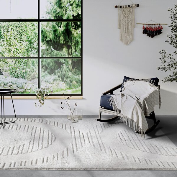 Krémovobiely koberec 160x235 cm Bartoux Cream White – Elle Decoration