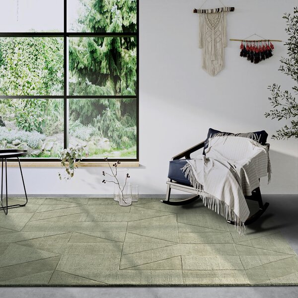 Zelený ručne tkaný vlnený koberec 80x150 cm Ursule – Villeroy&Boch