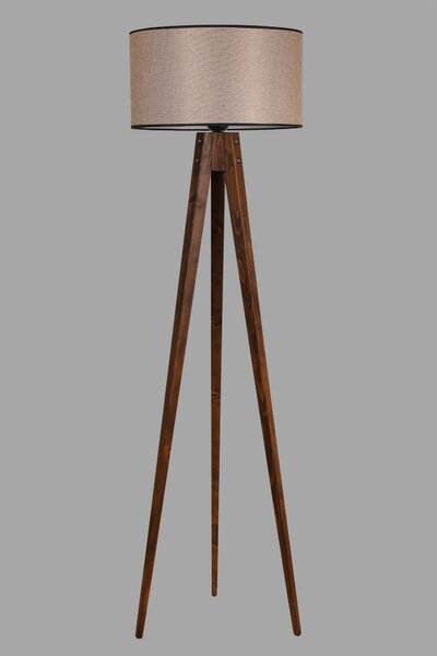 ASIR Stojacia lampa TRIPOD orechová