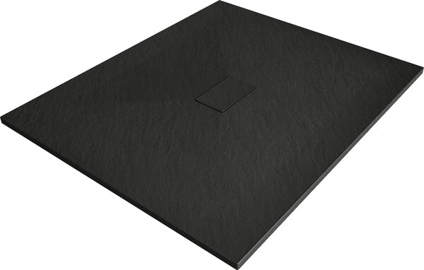 Mexen Hugo, SMC obdĺžniková sprchová vanička 140 x 100 cm, čierna matná, 42701014