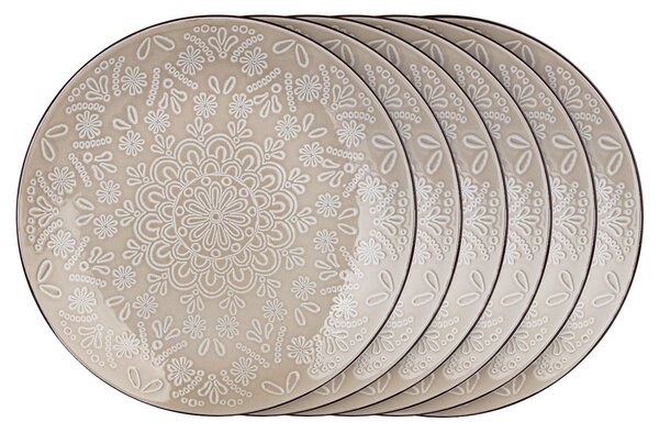 Banquet Sada plytkých tanierov Shape 27 cm, 6 ks