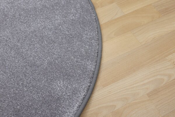 Vopi, Kusový koberec Apollo Soft šedý kruh, 100x100 (priemer) kruh, šedá, chodba / predsieň