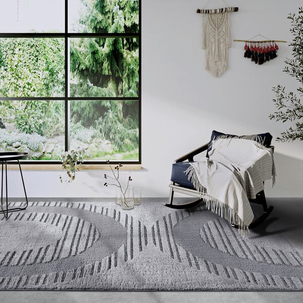 Sivý koberec 160x235 cm Bartoux Light Grey – Elle Decoration