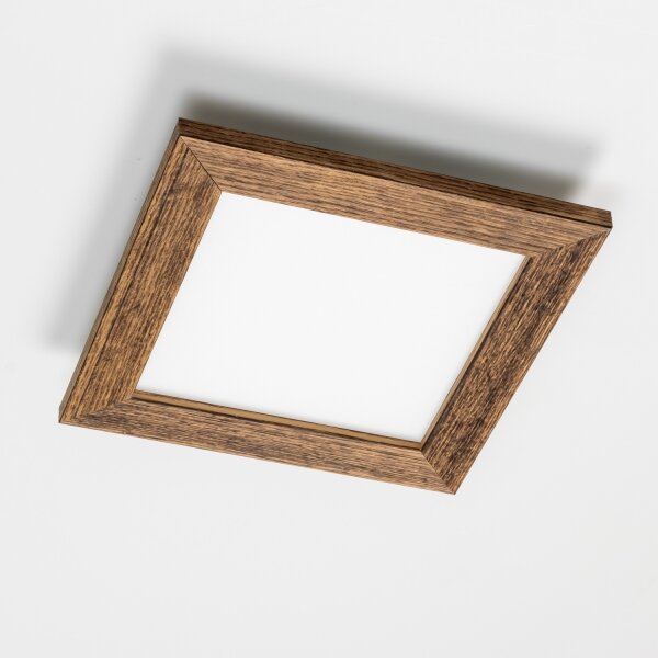 Eglo - LED RGBW stmievateľný povrchovo montovaný panel SALOBRENA-C LED/16W/230V hnedý + DO