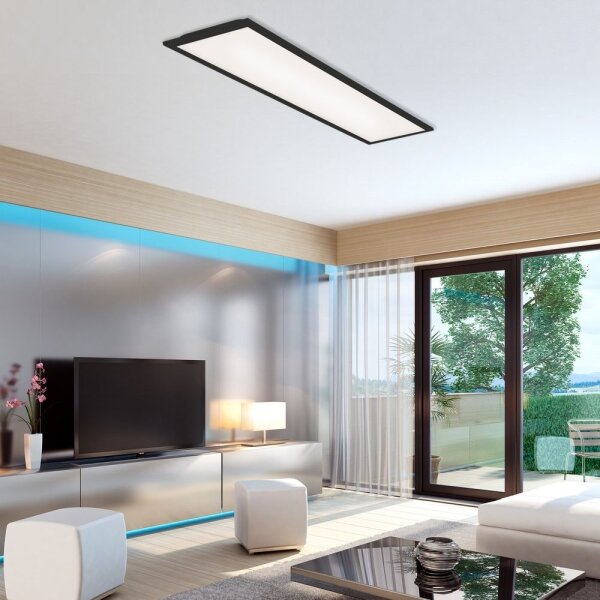 Brilo - LED Stmievateľné stropné svietidlo PIATTO LED/24W/230V 100x25 cm + DO