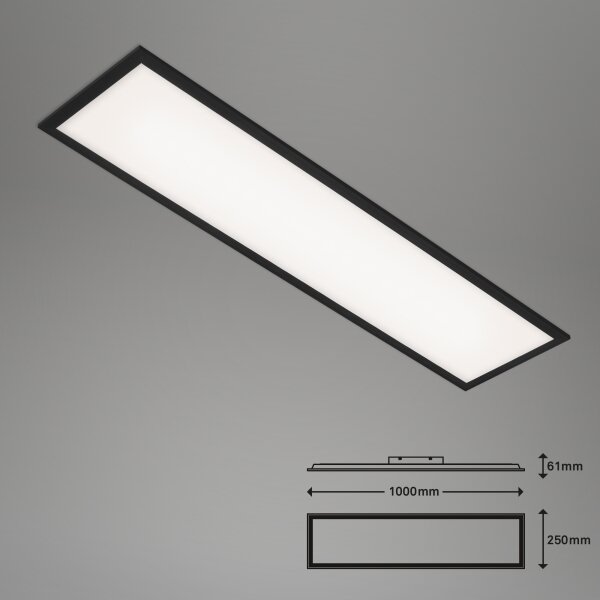Brilo - LED Stmievateľné stropné svietidlo PIATTO LED/24W/230V 100x25 cm + DO