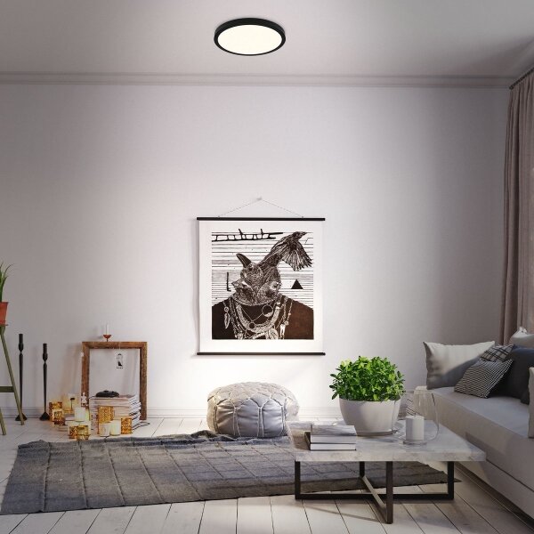 Briloner 3704-015- LED Stmievateľné stropné svietidlo RUNA LED/22W/230V čierna + DO