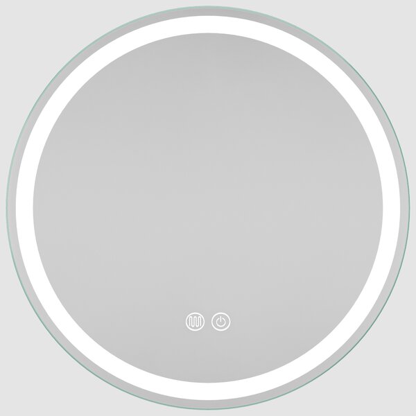 Erga Carla, okrúhle LED zrkadlo 50cm, 1150 lm, 3 farby svetla, ERG-V01-208-5050