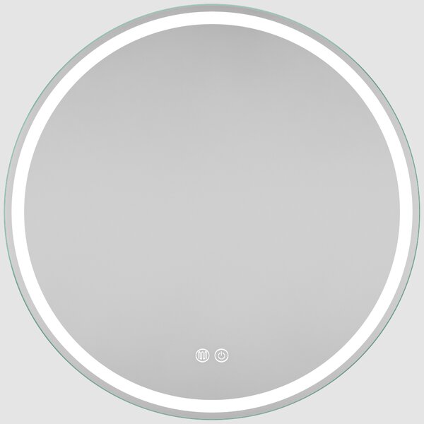Erga Carla, okrúhle LED zrkadlo 70cm, 1610 lm, 3 farby svetla, ERG-V01-208-7070