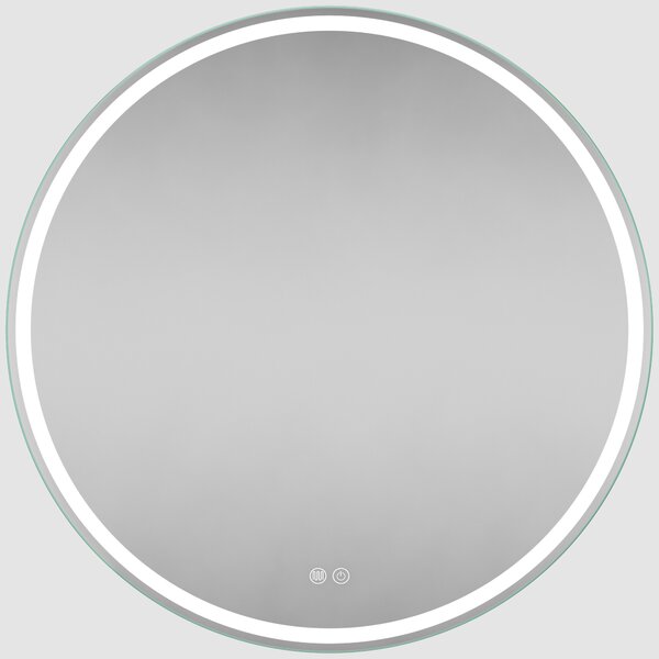 Erga Carla, okrúhle LED zrkadlo 90cm, 2070 lm, 3 farby svetla, ERG-V01-208-9090