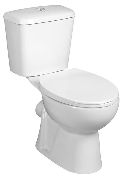Aqualine Aqualine, JOSE WC kombi, dvojtlačítko 3/6l, zadný odpad, biela, PS8812