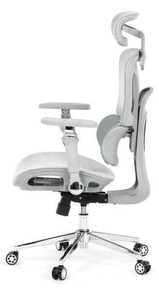 Kancelárska stolička sivá sieťovina KA-B2363 GREY