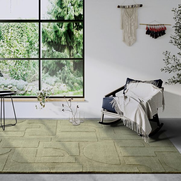 Zelený ručne tkaný vlnený koberec 160x230 cm Alexis – Villeroy&Boch