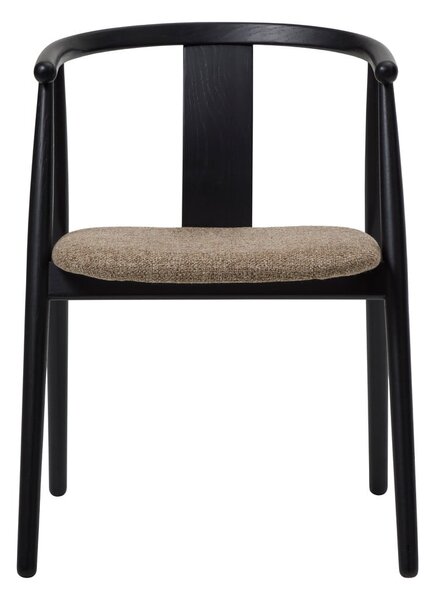 Čierna/béžová jedálenská stolička Relate – Unique Furniture