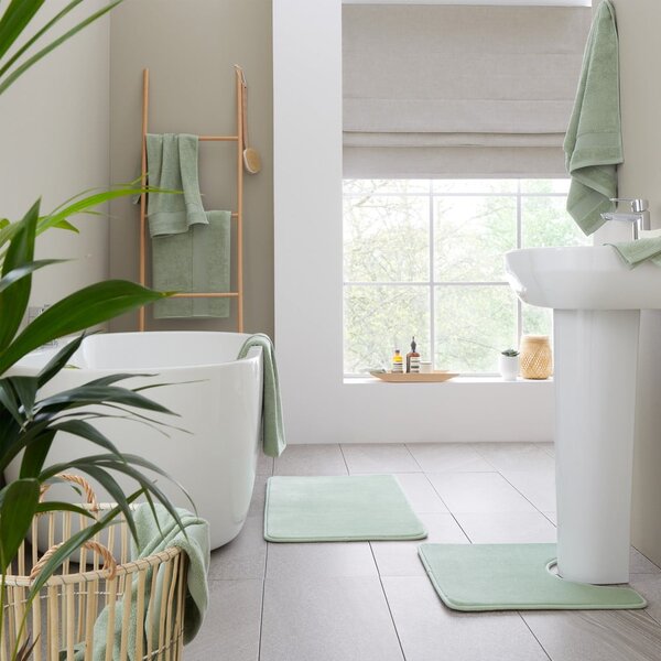 Zelené froté bavlnené uteráky a osušky v súprave 6 ks Anti–Bacterial – Catherine Lansfield