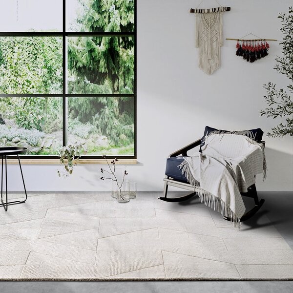 Krémovobiely ručne tkaný vlnený koberec 160x230 cm Ursule – Villeroy&Boch