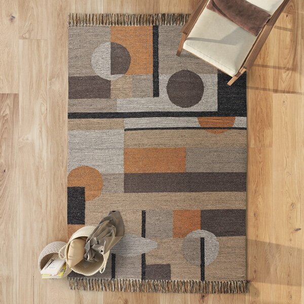 Prateľný ručne tkaný koberec z recyklovanej bavlny 120x170 cm Chandia – Universal