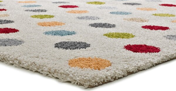 Krémovobiely koberec 80x150 cm Norge Dots – Universal