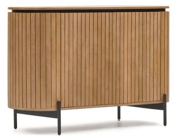 Nízka komoda z mangového dreva v prírodnej farbe 120x80 cm Licia – Kave Home
