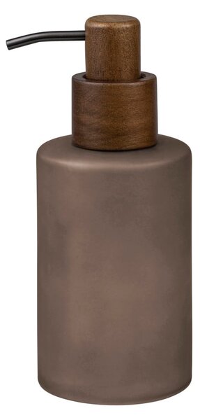 Hnedý sklenený dávkovač mydla 280 ml Modest – Mette Ditmer Denmark