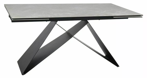 Signal WESTIN CERAMIC stôl jedálenský (160-240)X90, krém DIAMOND CREAM/čierna