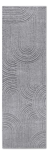 Sivý behúň 80x240 cm Chappe Light Grey – Elle Decoration