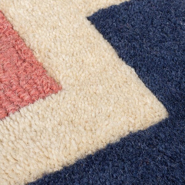 Ručne tkaný vlnený koberec 80x150 cm Retro Blocks – Flair Rugs
