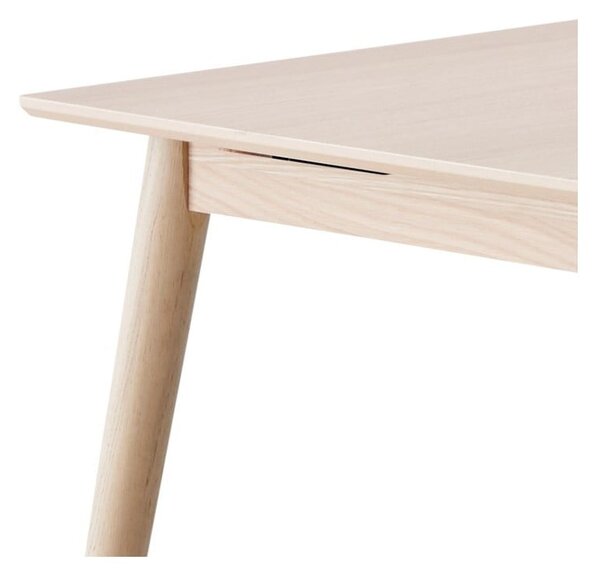 Rozkladací jedálenský stôl s prídavnou doskou v dekore duba 100x210 cm Meza – Hammel Furniture