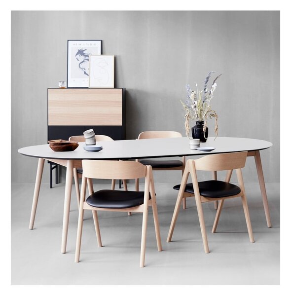 Okrúhly rozkladací jedálenský stôl ø 135 cm Meza – Hammel Furniture