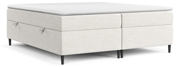 Krémovobiela boxspring posteľ s úložným priestorom 160x200 cm Araya – Maison de Rêve