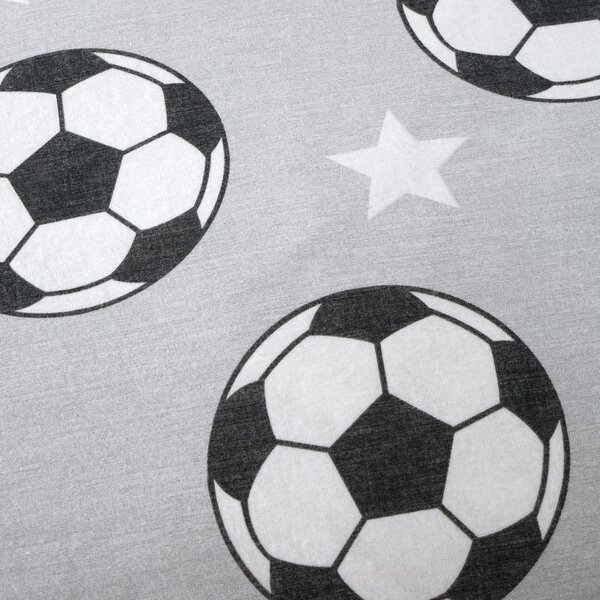 Flanelová detská plachta na jednolôžko 90x190 cm Football Stars – Catherine Lansfield