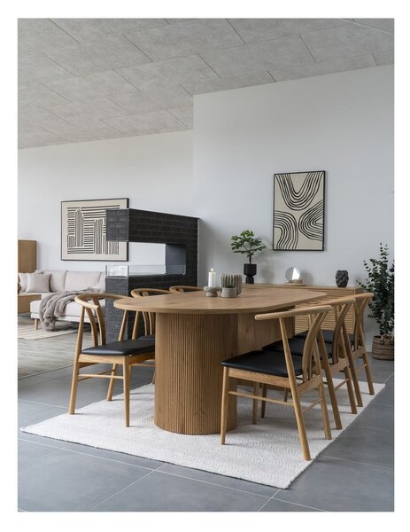 Jedálenský stôl v dekore topoľa 100x210 cm Boavista – House Nordic