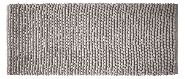 Sivá kúpeľňová predložka 50x120 cm Aspen Bobble – Bianca