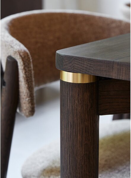 Hnedý rozkladací jedálenský stôl 95x180 cm Arun – Unique Furniture