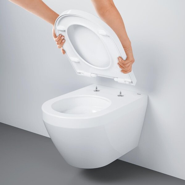 GROHE Euro Ceramic - Závesné WC so SoftClose WC sedátkom, alpská biela 102510SH00