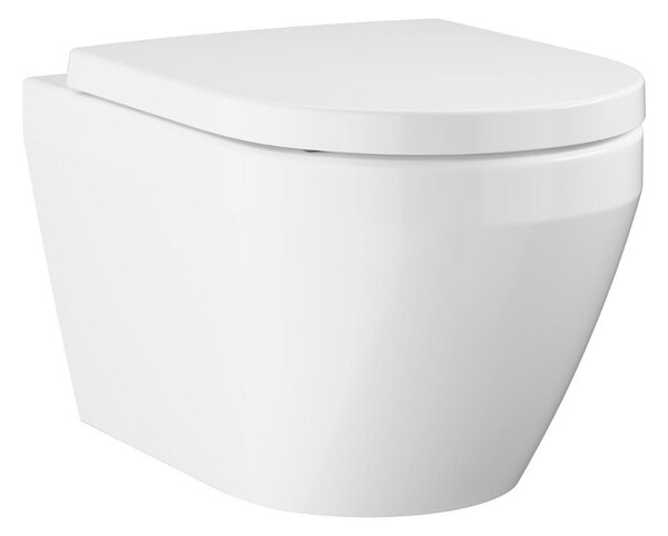 GROHE Euro Ceramic - Závesné WC so SoftClose WC sedátkom, alpská biela 102510SH00