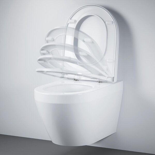 GROHE Euro Ceramic - Závesné WC so SoftClose WC sedátkom, alpská biela 102510SH00