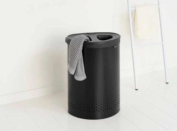 Biely kovový kôš na bielizeň 55 l Selector – Brabantia