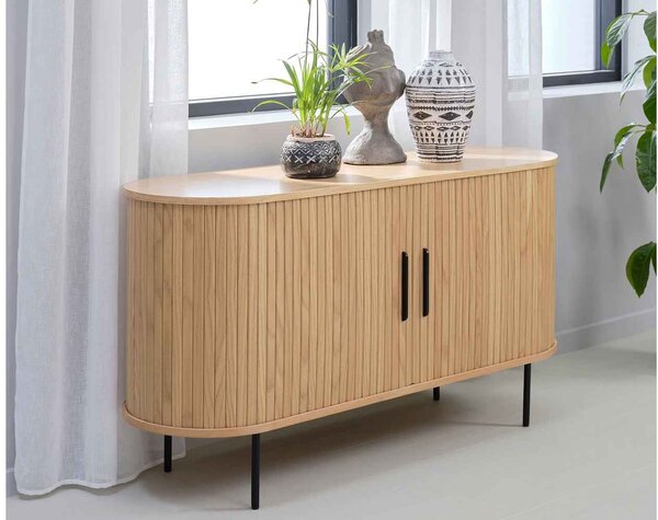 Dizajnová komoda Vasiliy 140 cm prírodný dub