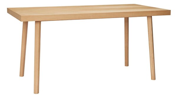Jedálenský stôl v dekore duba 80x160 cm Herringbone – Hübsch