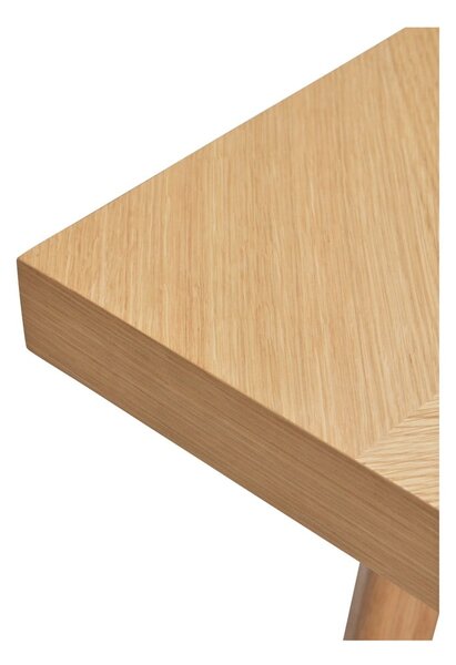 Jedálenský stôl v dekore duba 80x160 cm Herringbone – Hübsch