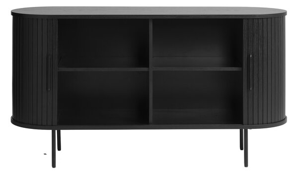Dizajnová komoda Vasiliy 140 cm čierny dub
