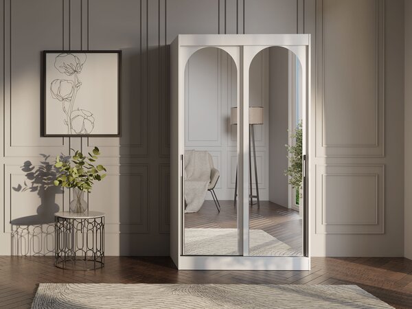 Šatníková skriňa Modin 120x215x65 - biela