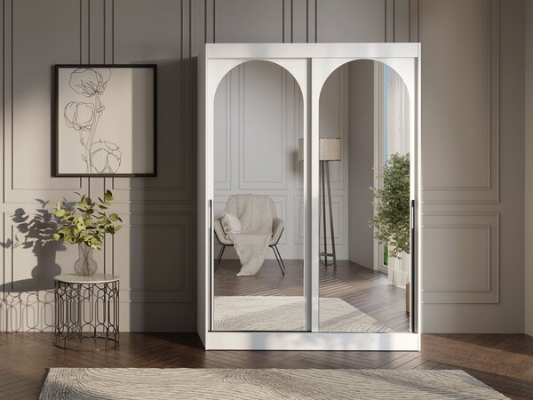 Šatníková skriňa Modin 150x215x65 - biela