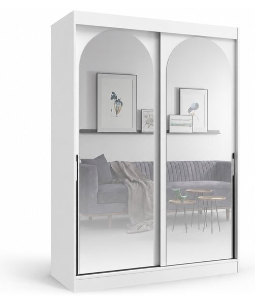Šatníková skriňa Modin 150x215x65 - biela