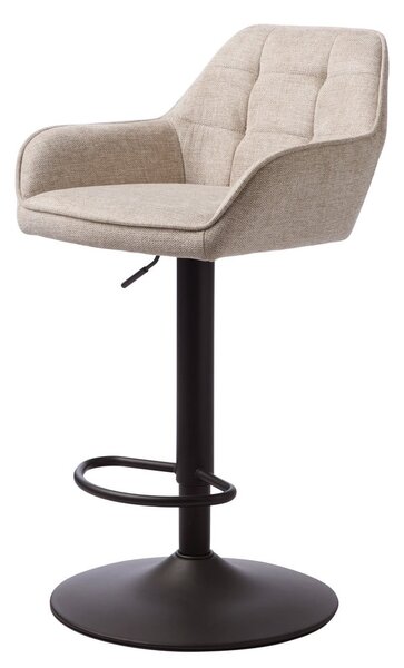 Béžová barová stolička s nastaviteľnou výškou Nolan – Unique Furniture