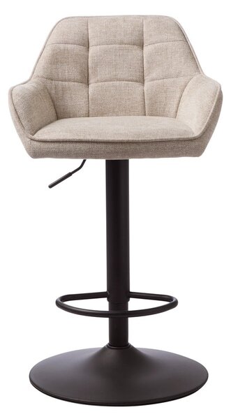 Béžová barová stolička s nastaviteľnou výškou Nolan – Unique Furniture