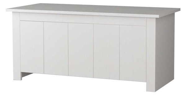 Biela truhlica z borovicového dreva 100x45 cm Bertram – Støraa